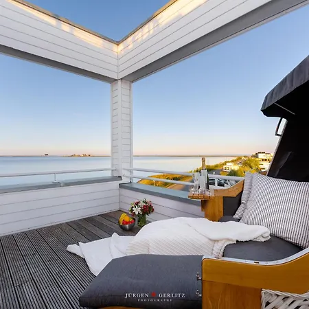 Ostseewind: Wasserblick, Finnische Sauna, Whirlwanne, Kamin, 2 Parkplaetze 奥尔本尼兹